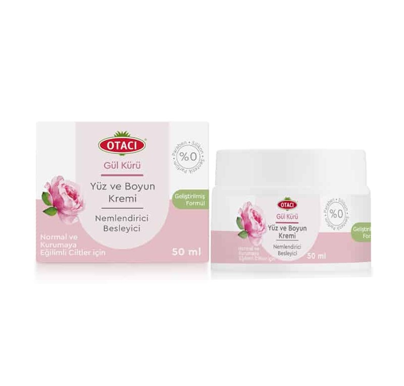 OTACI GÜL KÜRÜ YÜZ VE BOYUN KREMİ 50 ML