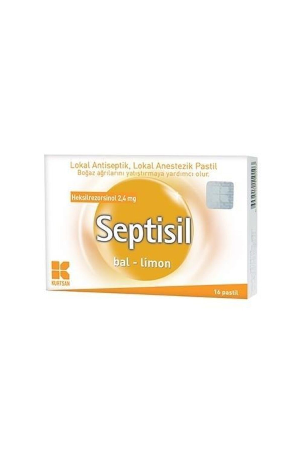 Septisil Ballı Limonlu 16’lı Pastil Skt:01/2022