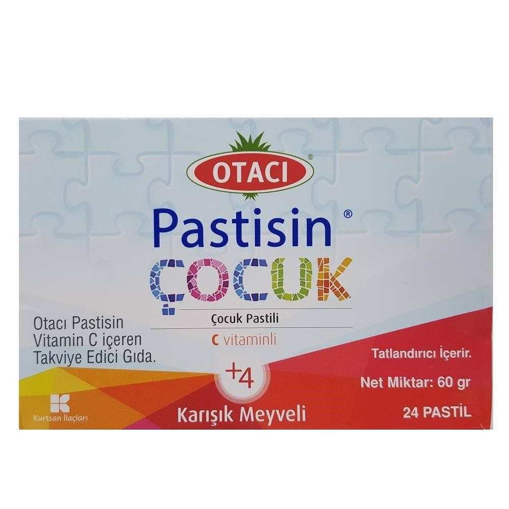 Otacı Otacı Pastisin Çocuk C Vitaminli Karışık Meyveli 24 Pastil