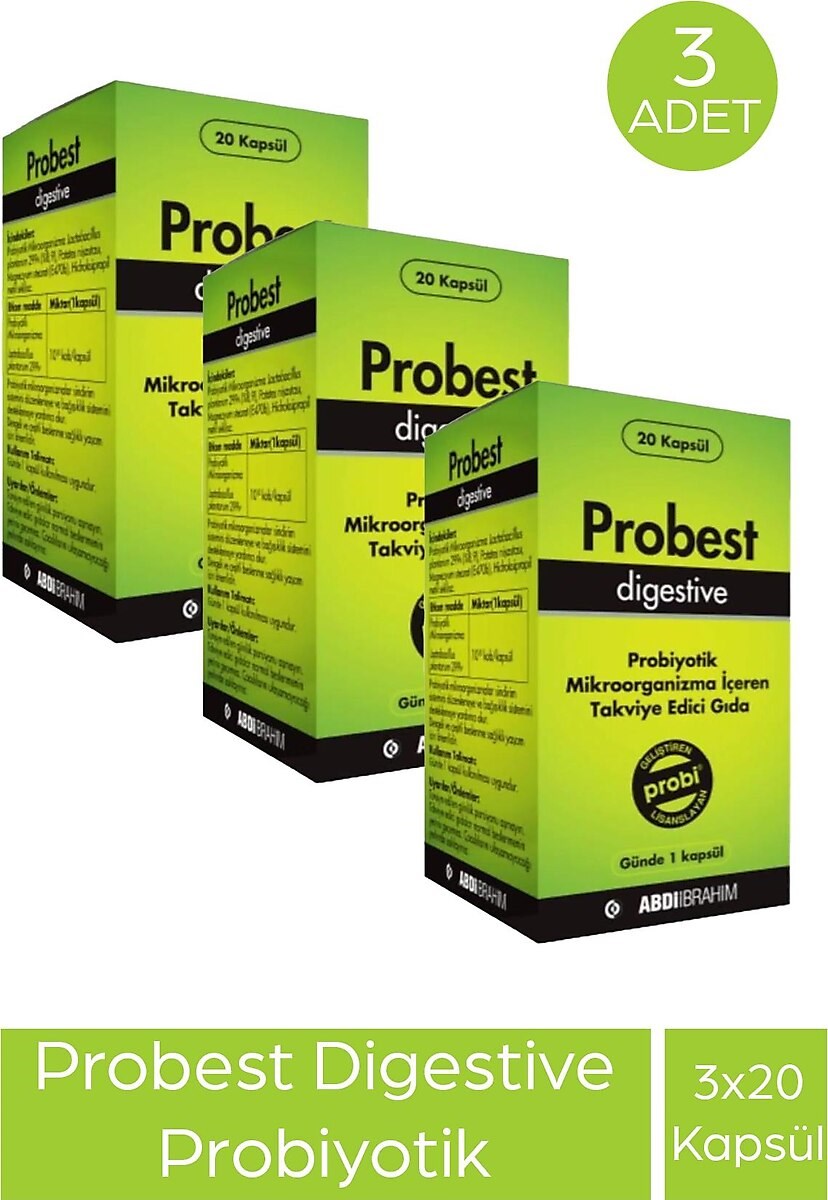 Probest Digestive Probiyotik 20 Kapsül