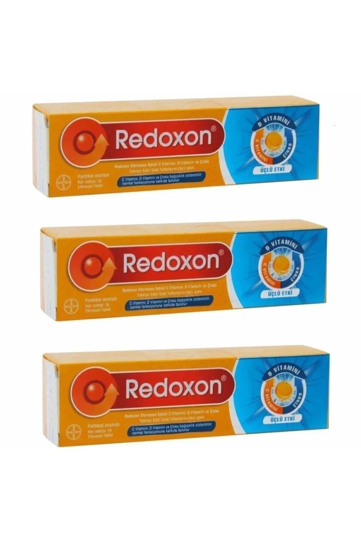 Redoxon 3’lü Etkili 15 Efervesan Tablet