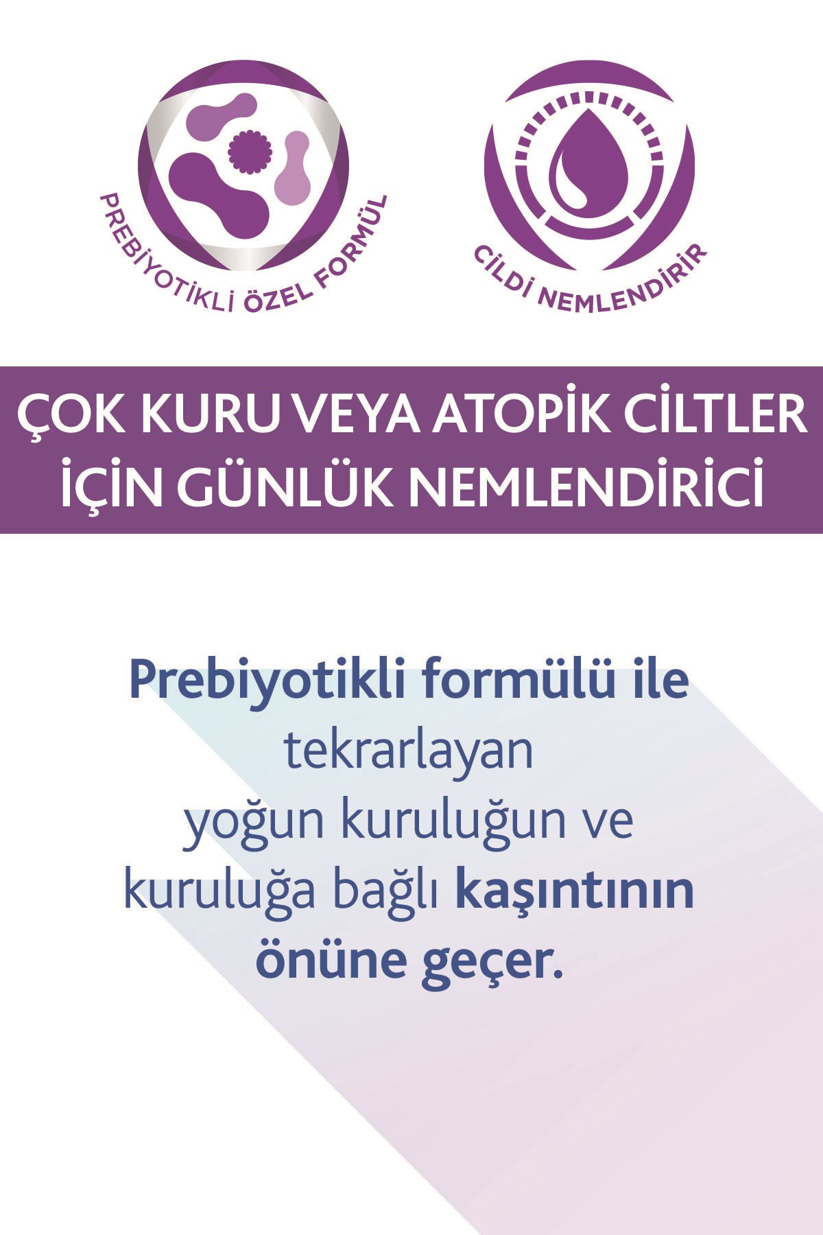 Bepanthol Sensidaily Pompalı Vücut Kremi 400 ml l Çok Kuru veya Atopik Ciltler İçin Prebiyotikli Öze