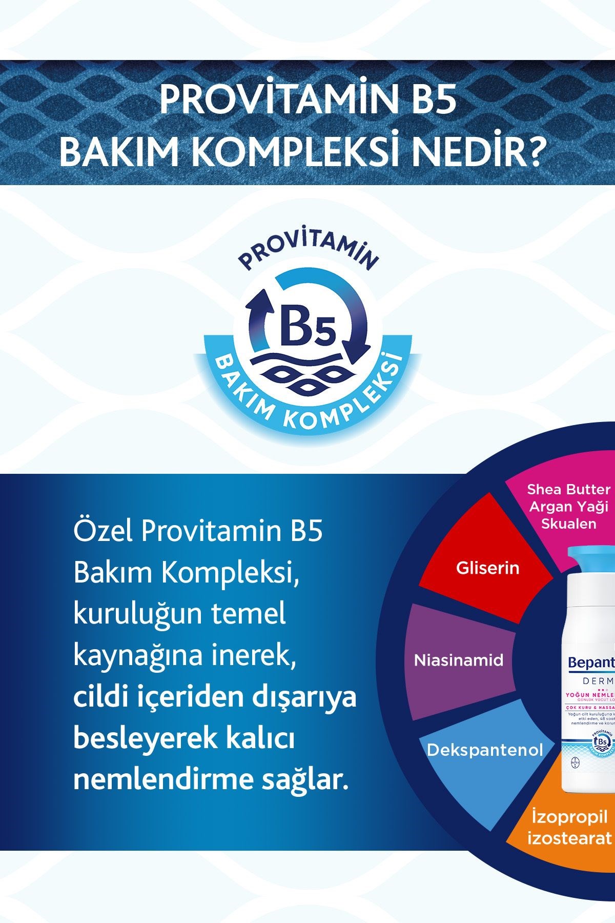 Bepanthol Derma Yoğun Nemlendirici Günlük Vücut Losyonu 400 ml