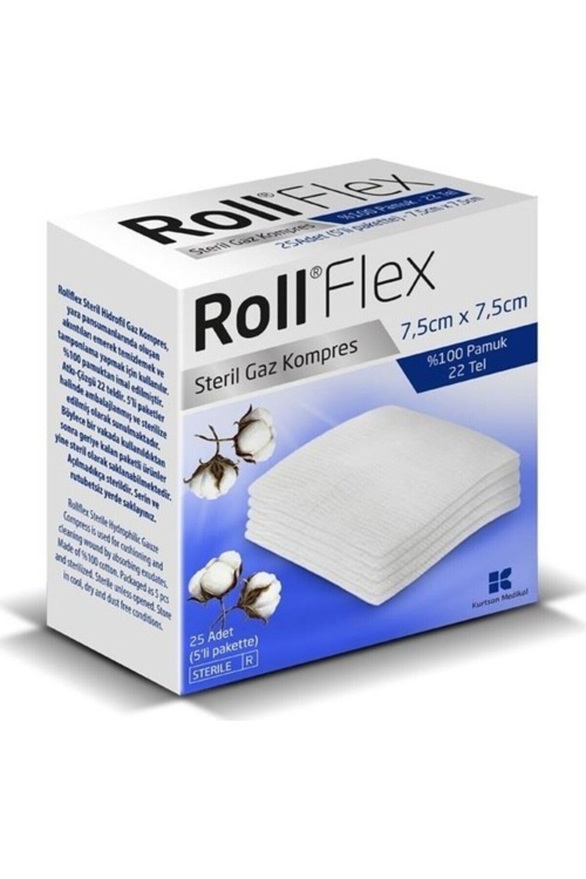 Roll Emici Kompres 7,5 cm x 7,5 cm 25’li