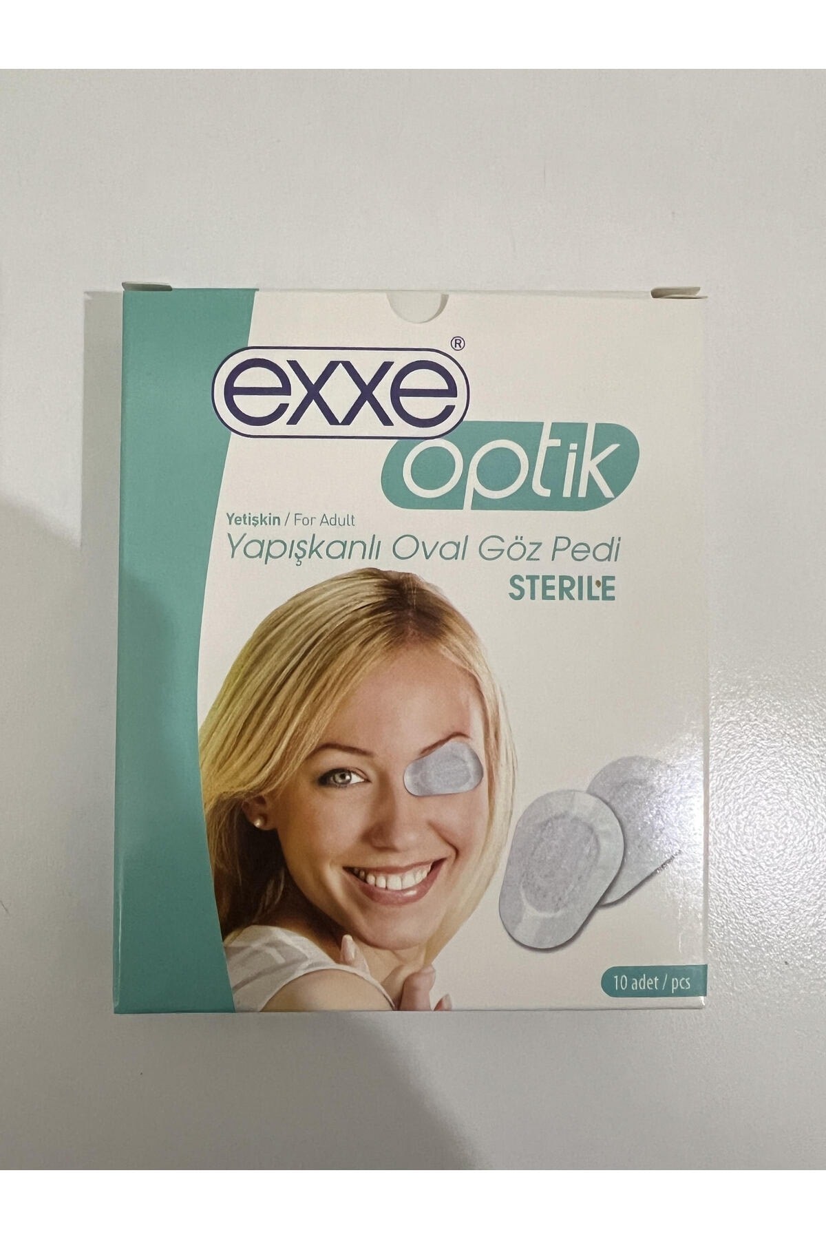 Exxe Optik Yapışkanlı Oval Göz Pedi Yetişkin 10’lu