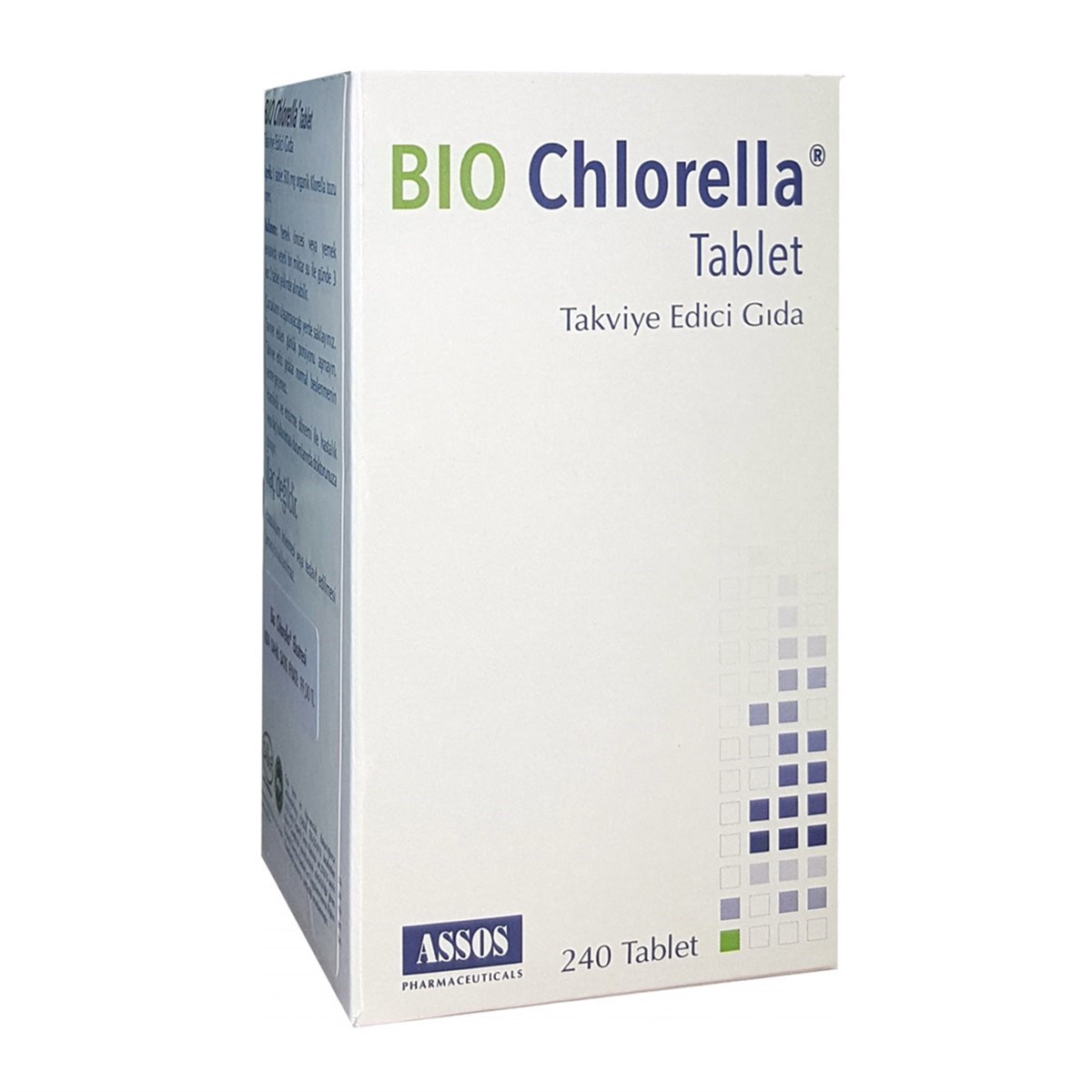 Bio Chlorella Takviye Edici Gıda 240 Tablet