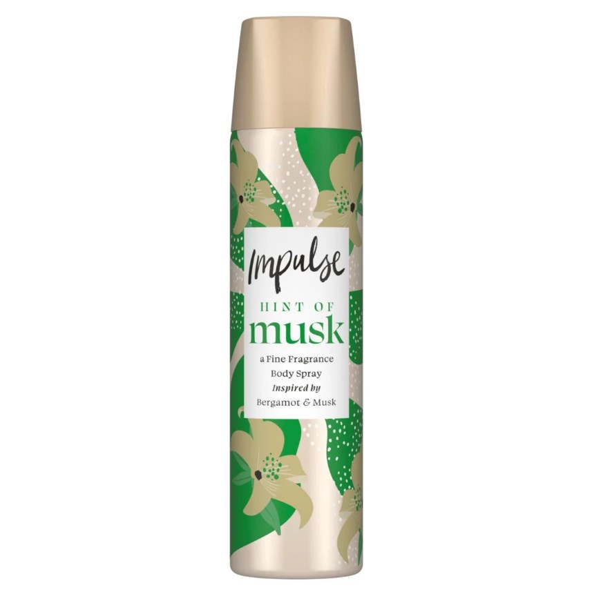 Impulse Body Spray Hint Of Musk 75ml