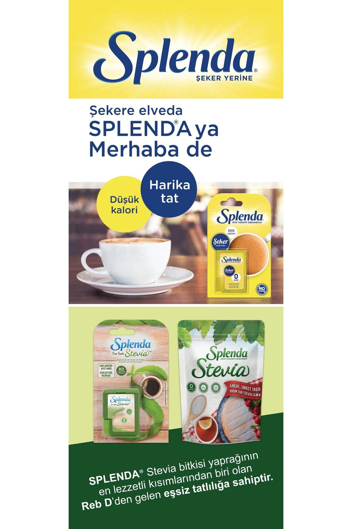 Splenda Stevia 240 gr