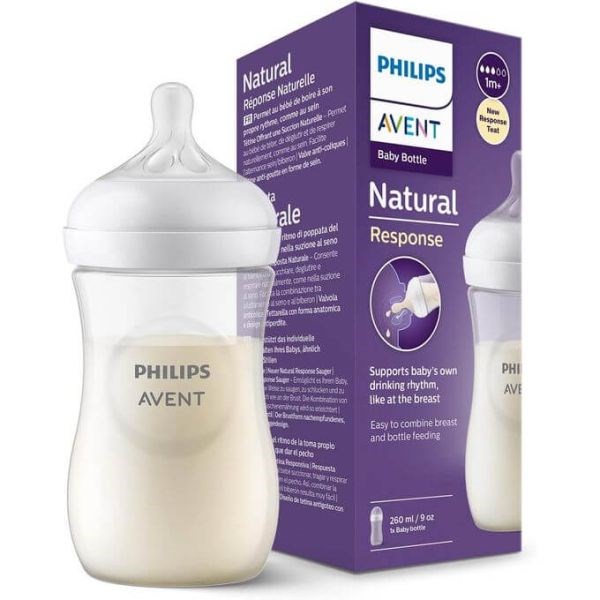 Avent Natural Response Doğal Tepkili PP Biberon 1+ Ay 260 ml