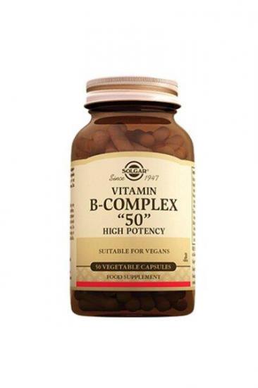 Solgar Vitamin B Complex 50 mg 50 Kapsül