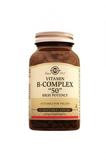 Solgar Vitamin B Complex 50 mg 50 Kapsül