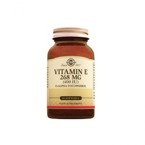 Solgar Vitamin E 400 IU 50 Kapsül