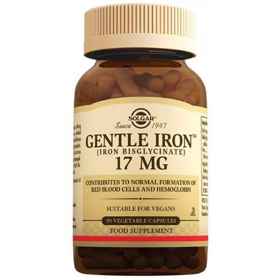 SOLGAR GENTLE IRON 17MG 90 V CAPS