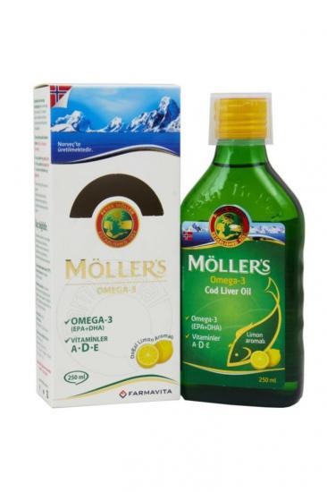 Möllers Omega 3 Doğal Elma Aromalı Balık Yağı Şuru