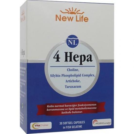 New Life 4 Hepa 30 Softgel Kapsül