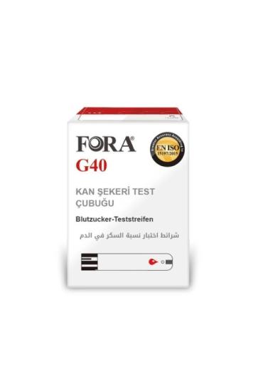 Fora G40 Kan Şekeri Test Stripi 50’li