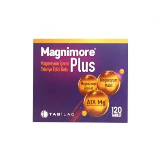 MAGNIMORE PLUS 120 TABLET MAGNEZYUM GLISINAT MAGNE