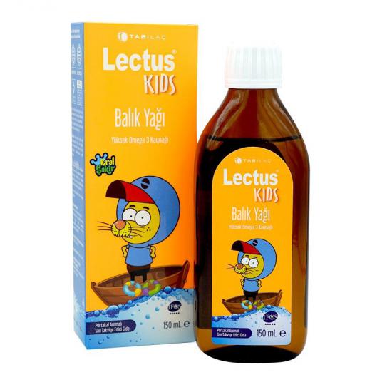Lectus Kids Kral Şakir Portakal Aromalı Balık Yağı
