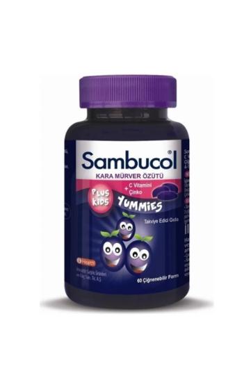 Sambucol Plus Kids Yummies 60 Çiğneme Tableti