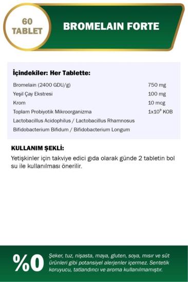 Nutraxin Bromelain Forte 60 Tablet