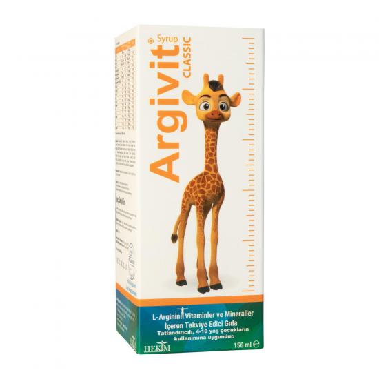 Argivit Vitamin Mineral L-Arjinin Şurup 150 ml