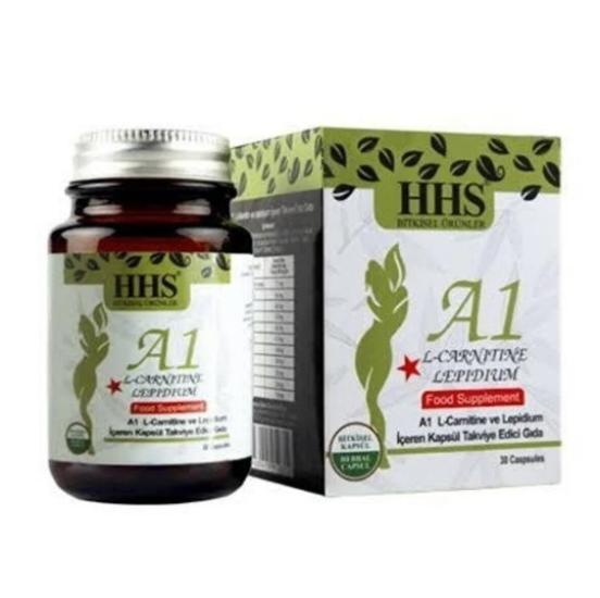 Hhs A1 L-Carnitine Lepidium Bitkisel 30 Kapsül