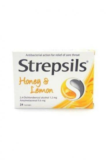 Strepsils Bal-Limon Aromalı 24 Pastil