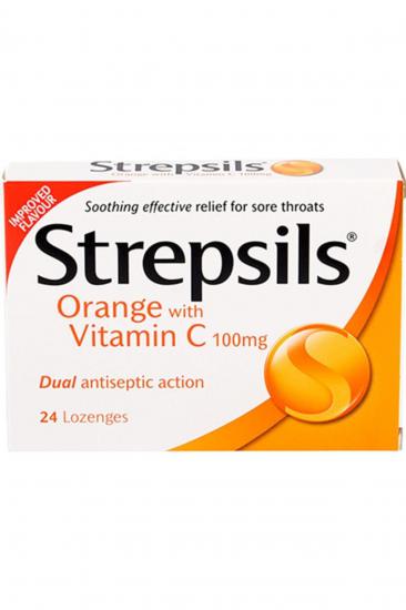 Strepsils Portakal & C Vitamini Aromalı 24 Pastil