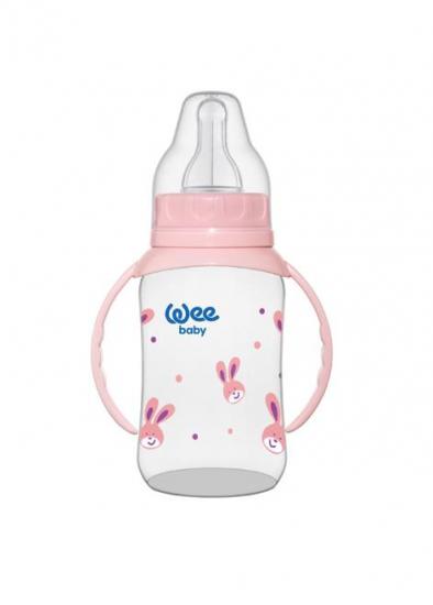 Wee Baby 744 Kulplu PP Biberon 150 ml - Mavi