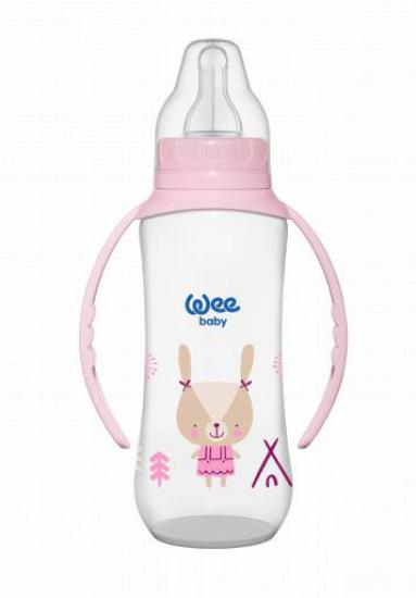 Wee Baby 745 Kulplu PP Biberon 270 ml - mavi