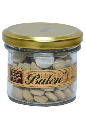 Balen Kırmızı Kore Ginsengi Ekstraktı 120 Tablet