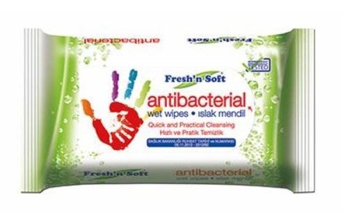Fresh’n Soft Anti-Bakteriyel Cep Islak Mendil 15’li