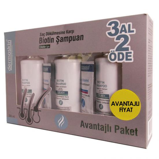Dermoskin Biotin Saç Dökülmesine Karşı Erkek Şampu