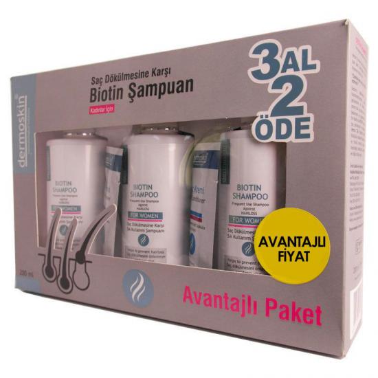 Dermoskin Biotin Saç Dökülmesine Karşı Kadın Şampu