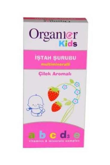Organier Kids Çilek Aromalı İştah Açıcı Şurup 200 ml