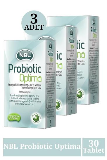 Nobel Probiotic Optima - 30 Çiğneme Tableti